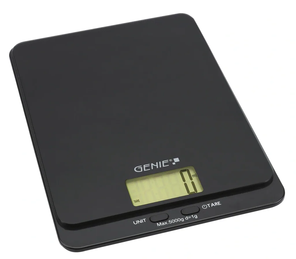 Letter scale with tempered glass weighing plate