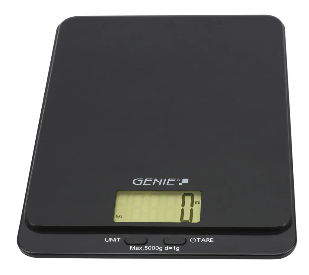 Letter scale with tempered glass weighing plate
