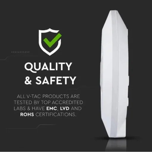 VT-8027 Motion detector with twilight switch - ceiling - white
