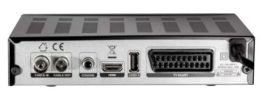 Digital Full HD cable receiver with USB recording function