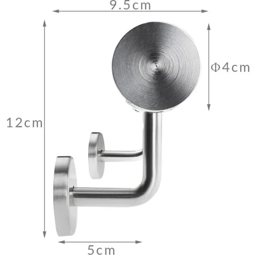 Stainless steel railing 4.2x100cm - Set 2