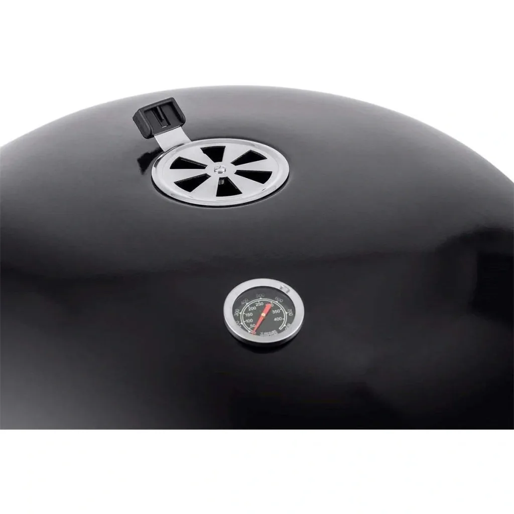 Vargan Kettle Grill - Charcoal Grill - Cooking Surface 44 x 32 cm - Black
