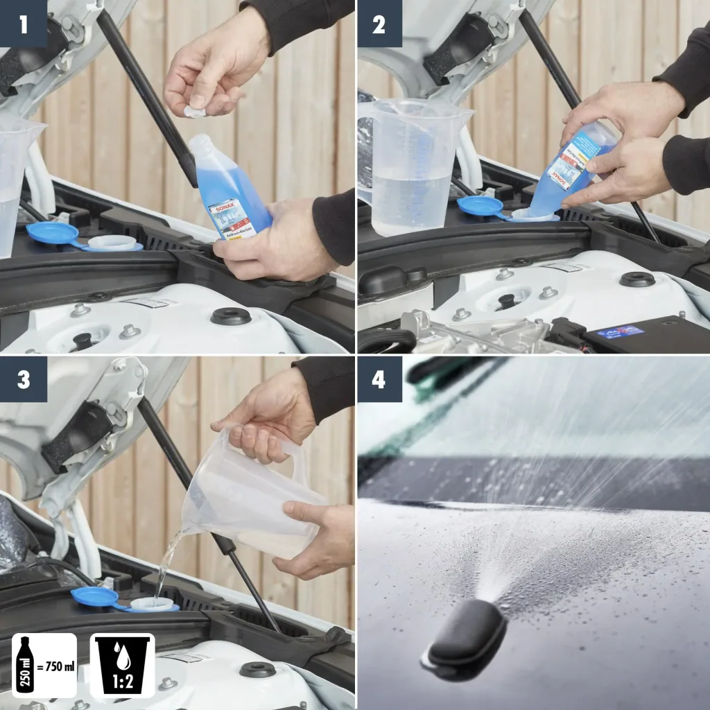 Antifreeze + Clear View Concentrate Citrus 250 ml