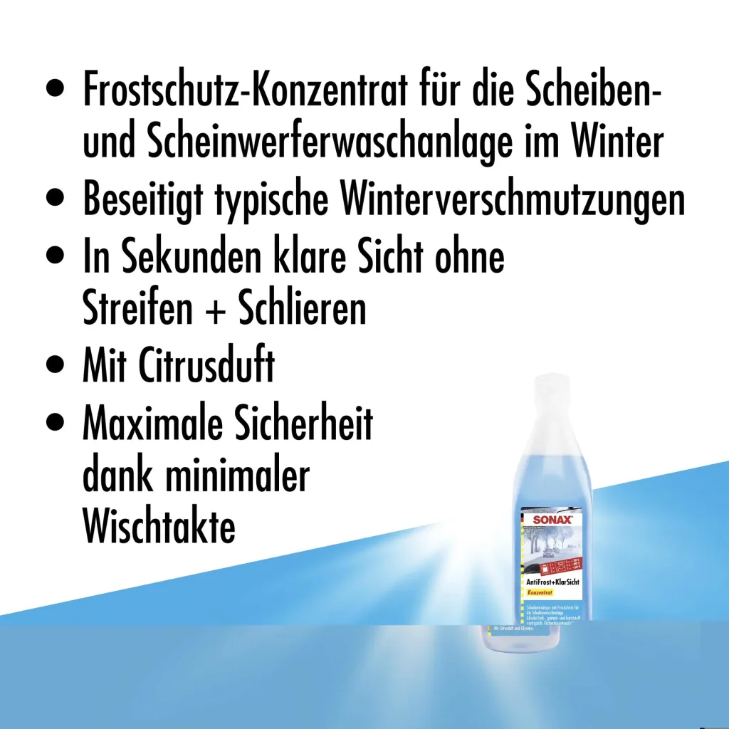 Antifreeze + Clear View Concentrate Citrus 250 ml