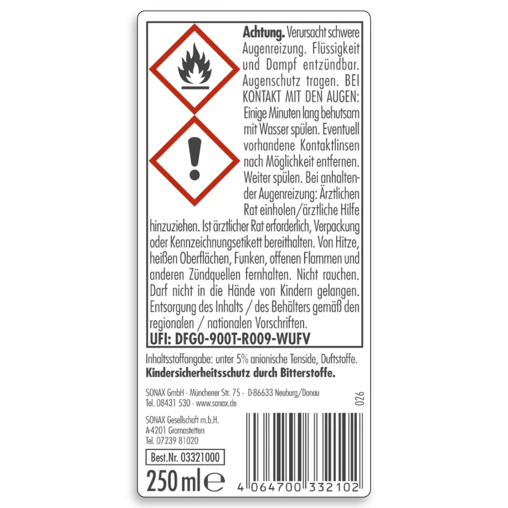 Antifreeze + Clear View Concentrate Citrus 250 ml