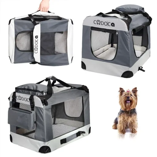 Codoca foldable dog transport box