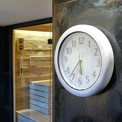 Wall Clock - Waterproof - 33cm - White