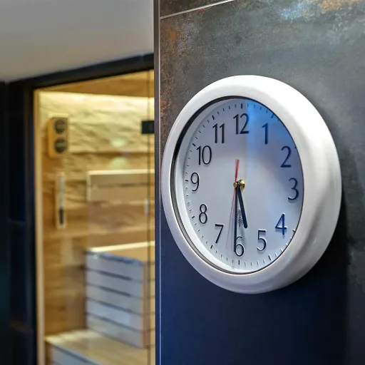 Wall Clock - Waterproof - 33cm - White