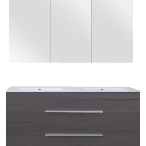 Bathroom furniture Style 120cm - black oak