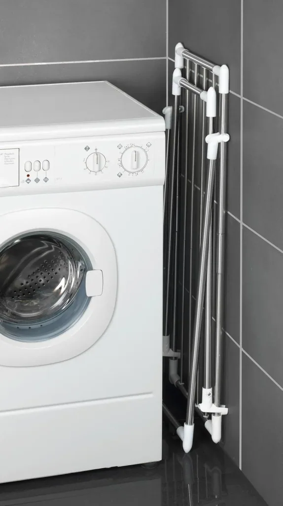 Telescopic clothes dryer extendable, stainless steel