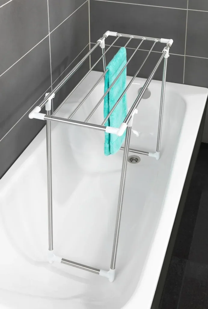 Telescopic clothes dryer extendable, stainless steel