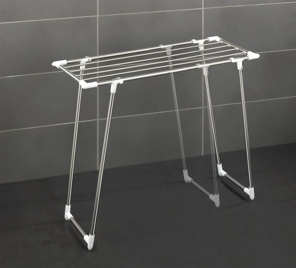 Telescopic clothes dryer extendable, stainless steel