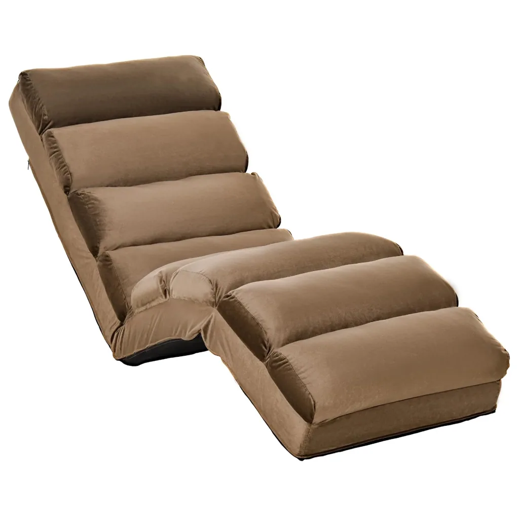 Sleeping chair folding mattress folding mattress adjustable brown