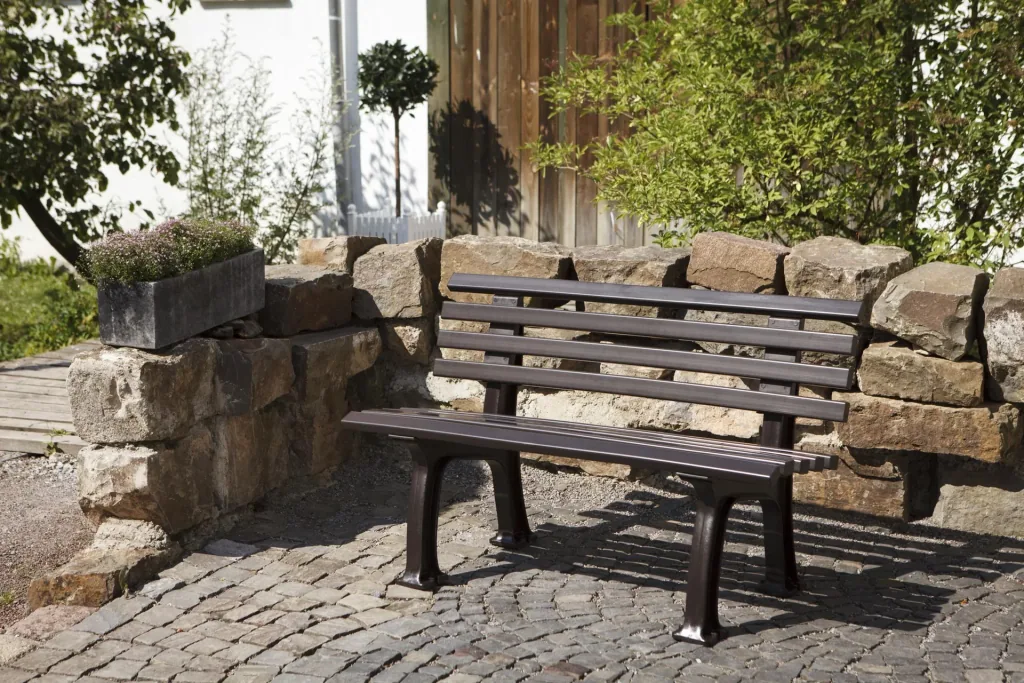Ibiza brown garden bench