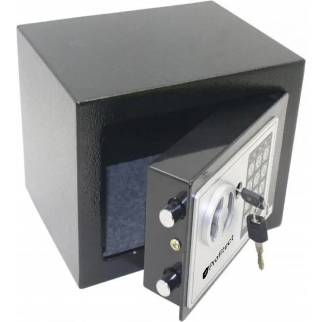 Safe - Electronic Safe - 31x20x20 cm - Black