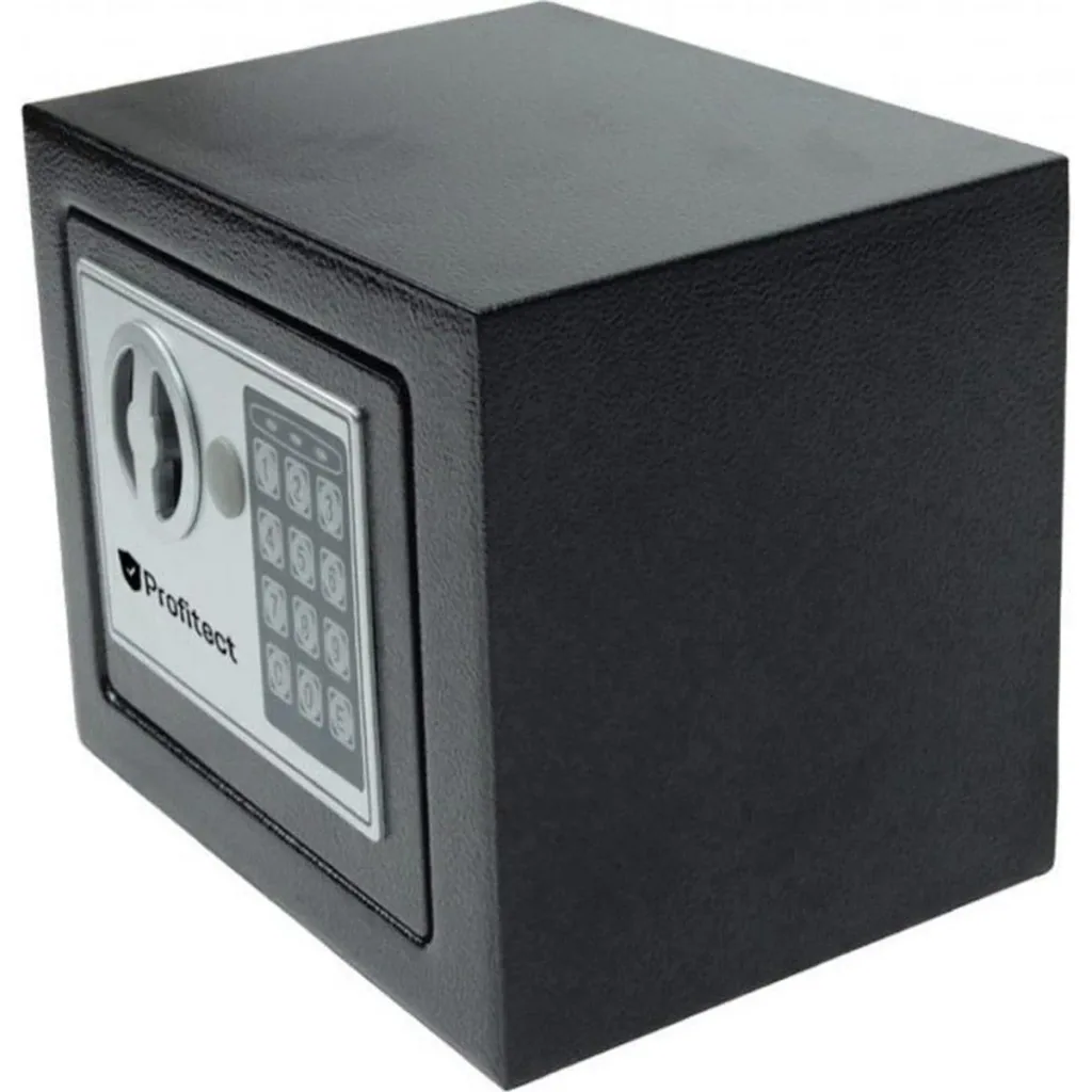 Safe - Electronic Safe - 31x20x20 cm - Black