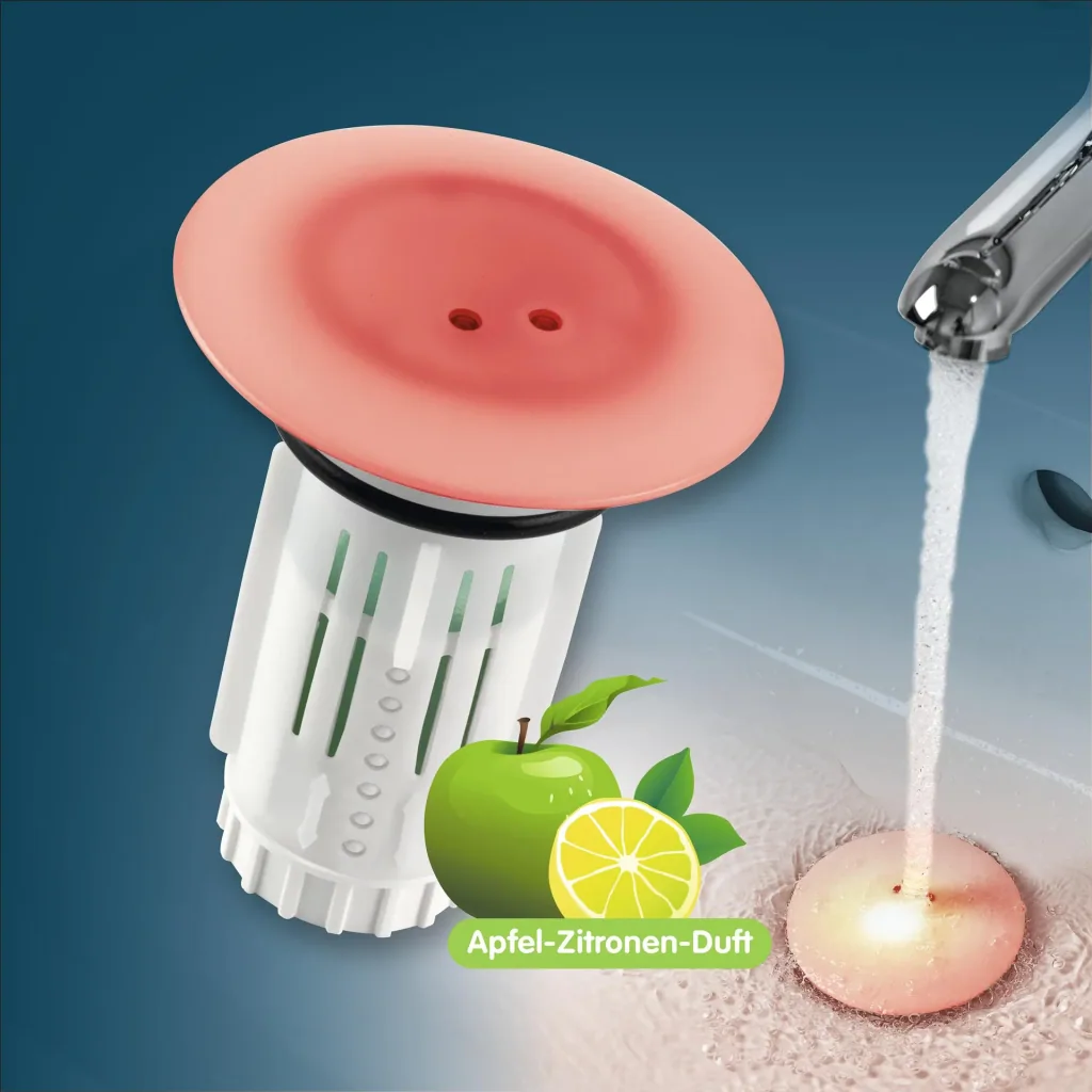 Drain Fairy LED drain plug 4.5V white/chrome