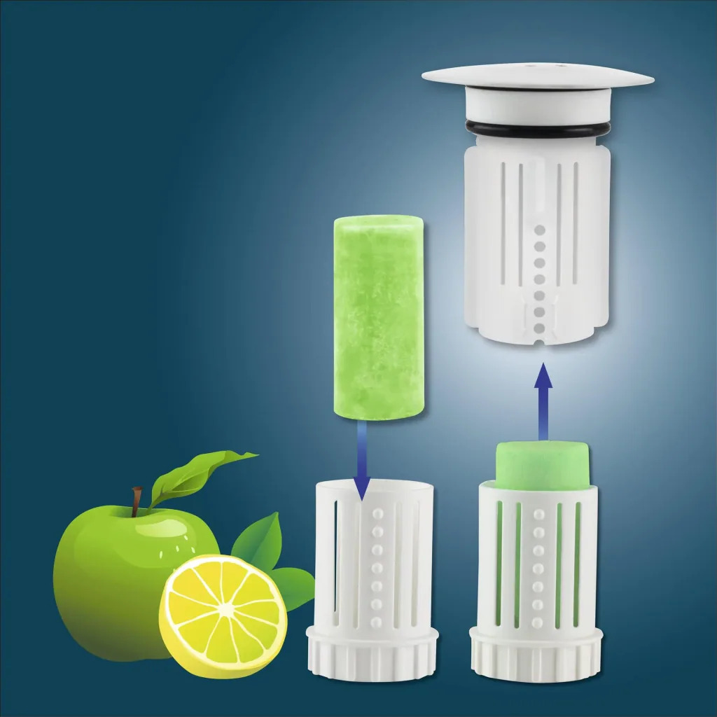 Drain Fairy LED drain plug 4.5V white/chrome