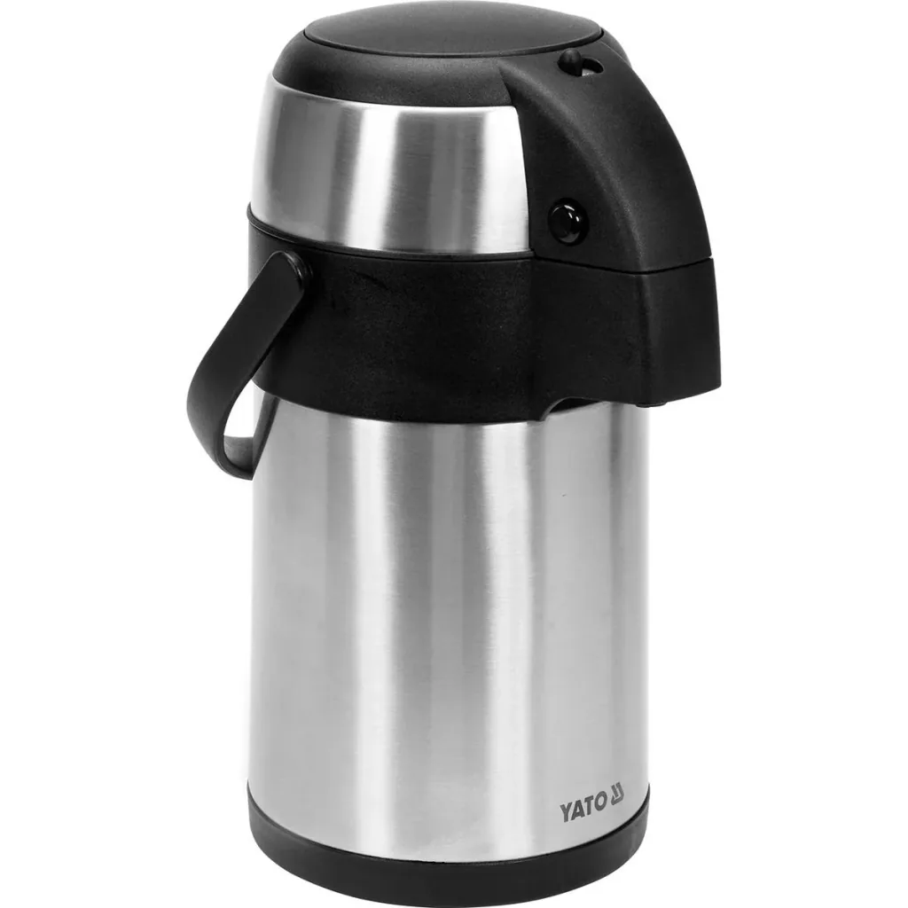Thermos flask with anti-drip protection - 2.2L - stainless steel