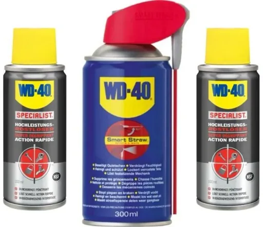WD40 Universal Spray Smartstraw, 300 ml incl. 2 rust removers, 100 ml