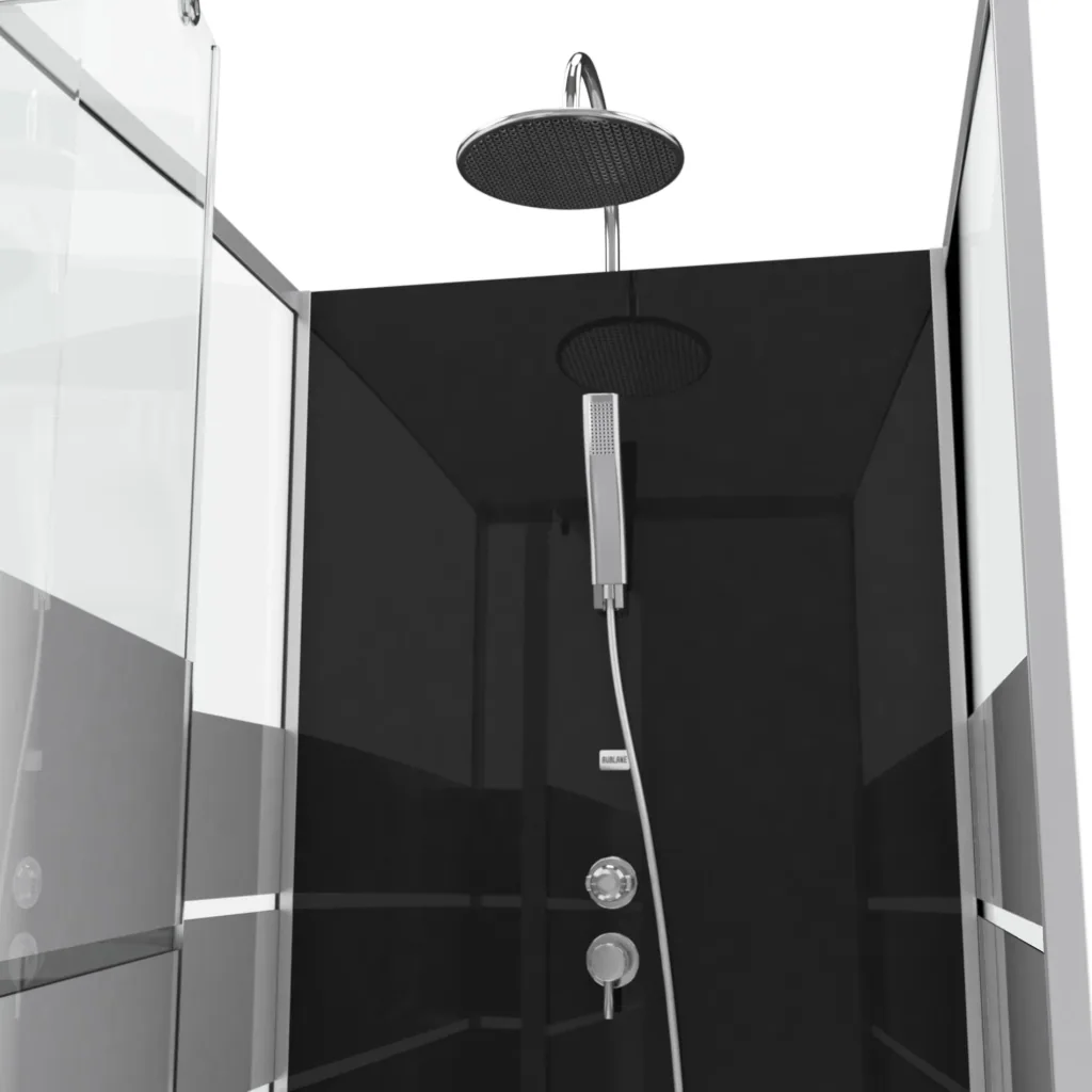 Complete shower prefabricated shower 90 x 90 x 225 cm