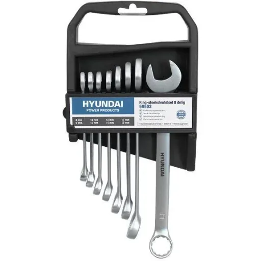 8-piece ring spanner set 8-19mm