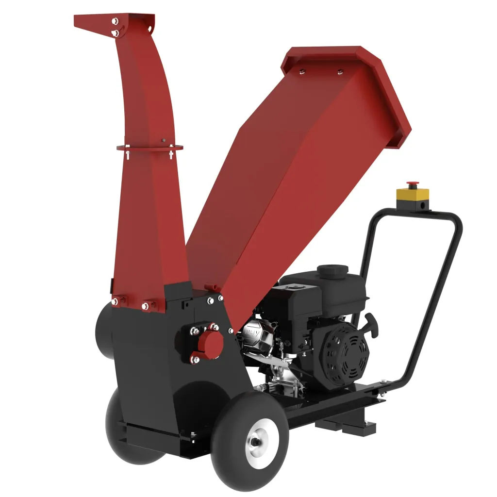 Garden shredder GH 5.6-50, 635 V - with emergency stop switch