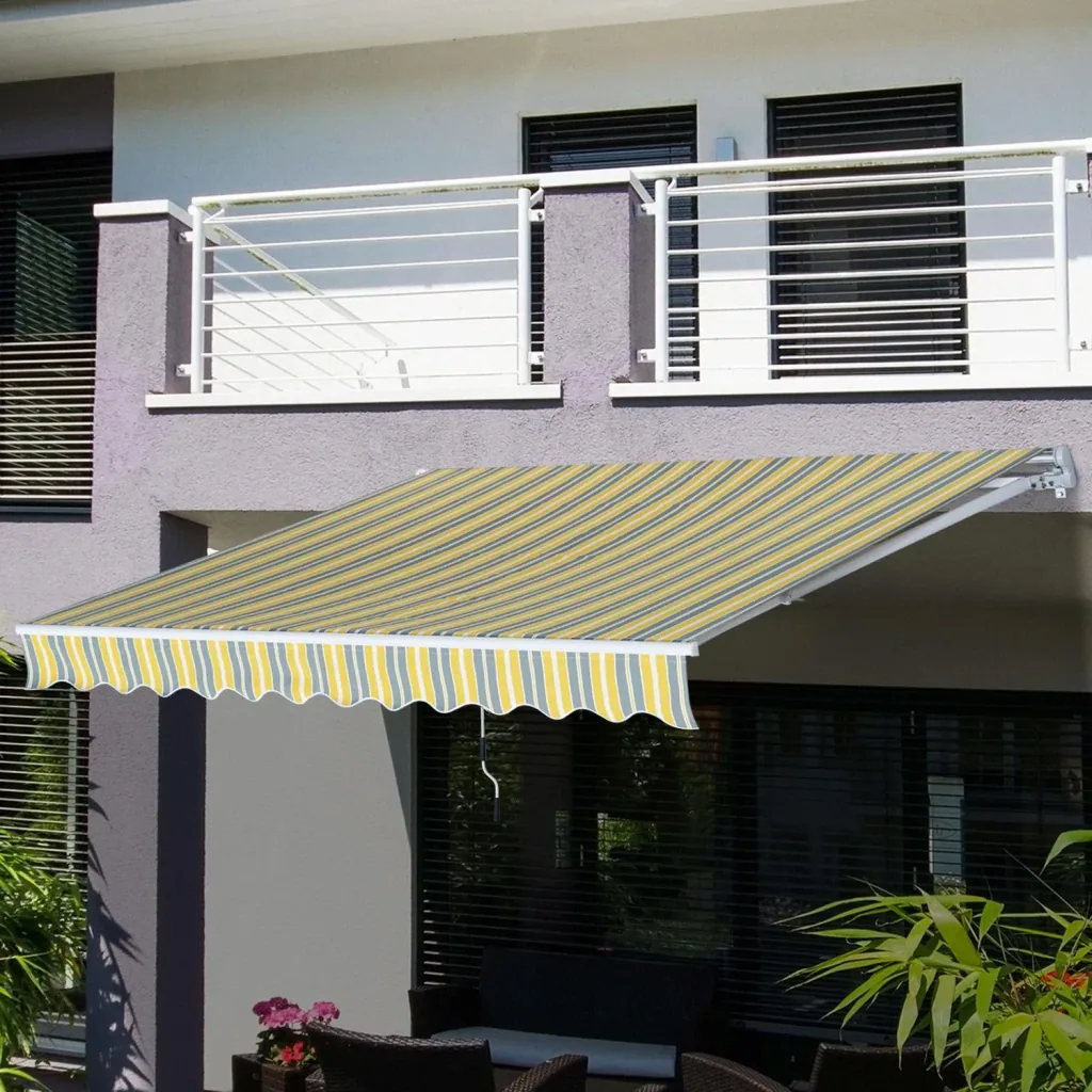Awning articulated arm awning sun protection 3