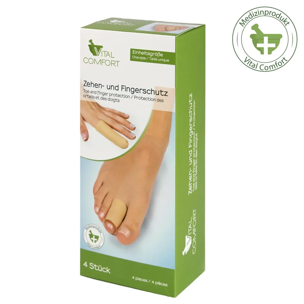 Finger and toe protectors, 2 each
