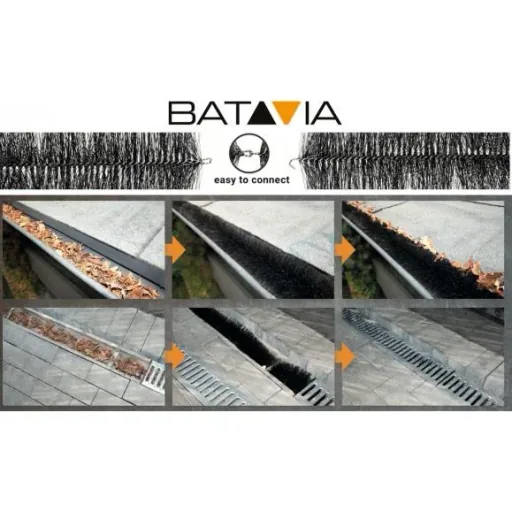 3x Gutter hedgehogs 12 meters - the gutter protector