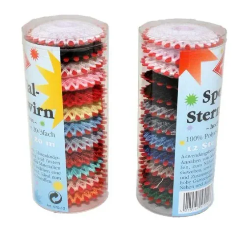 Special star threads, 24 pieces