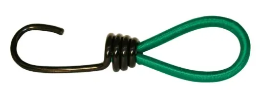 Rubber tensioners for cargo nets, tarpaulins and luggage securing, 6 pieces