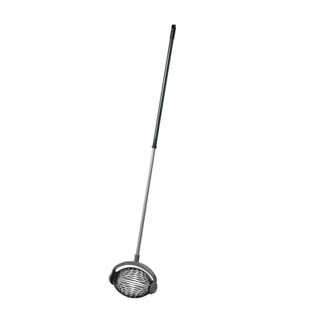 Roll collector, small with aluminum telescopic handle