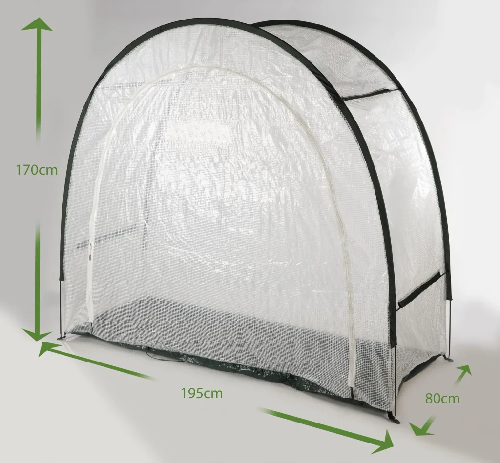 Growing and overwintering tent, 200 x 80 x 170 cm