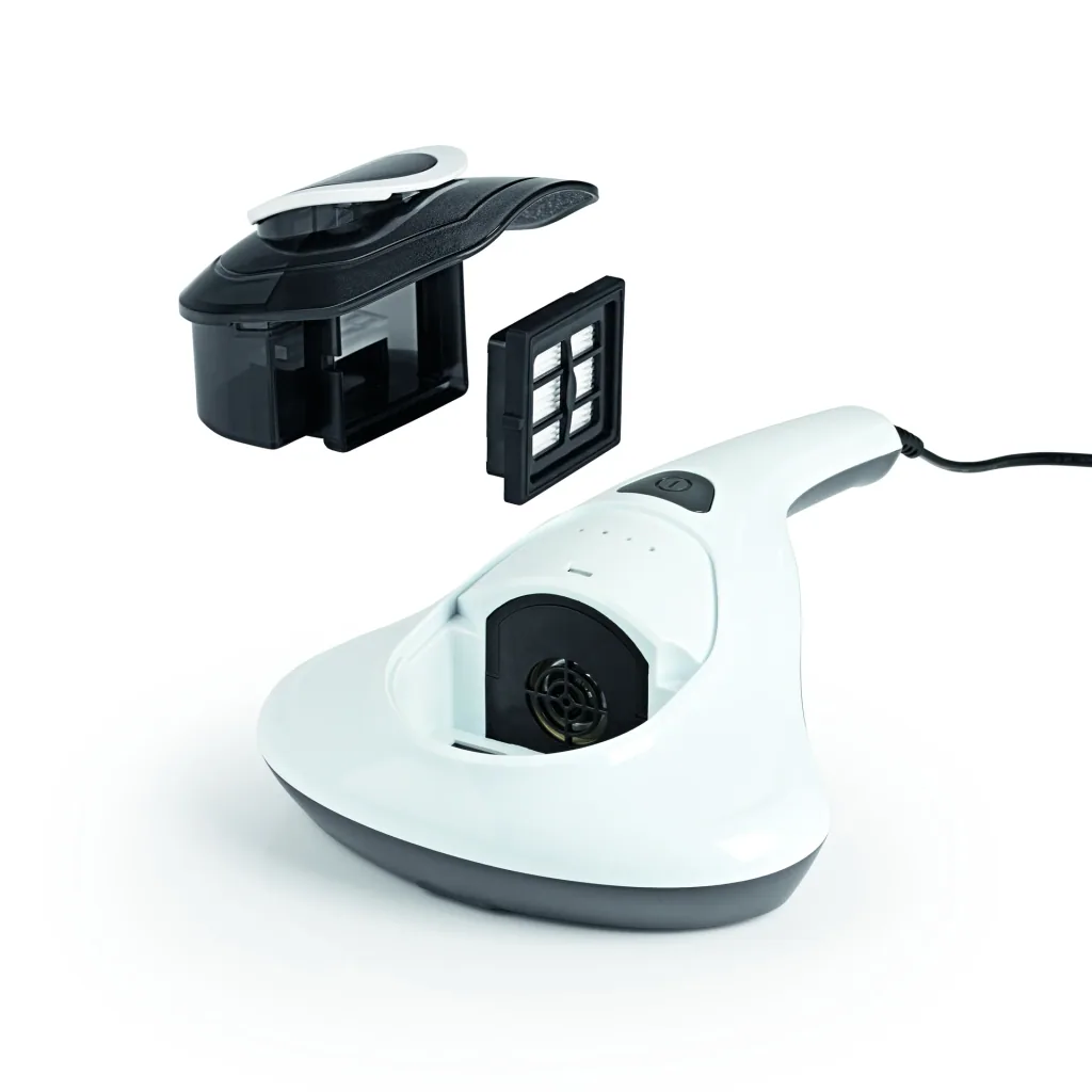 Mite handheld vacuum cleaner with UV-C light