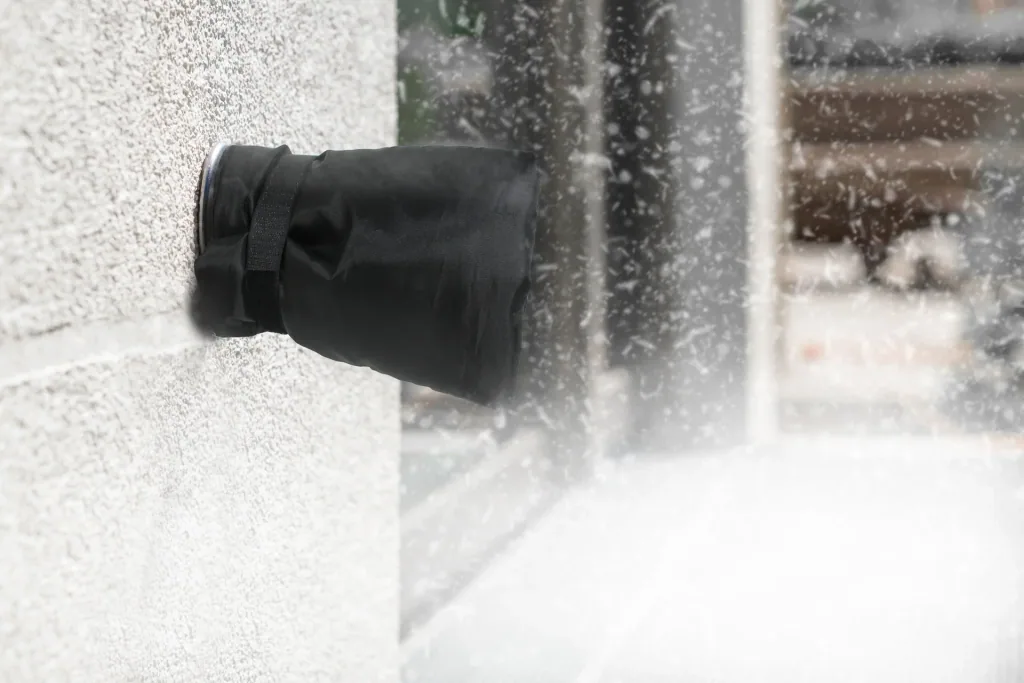 Thermal protection for garden faucet