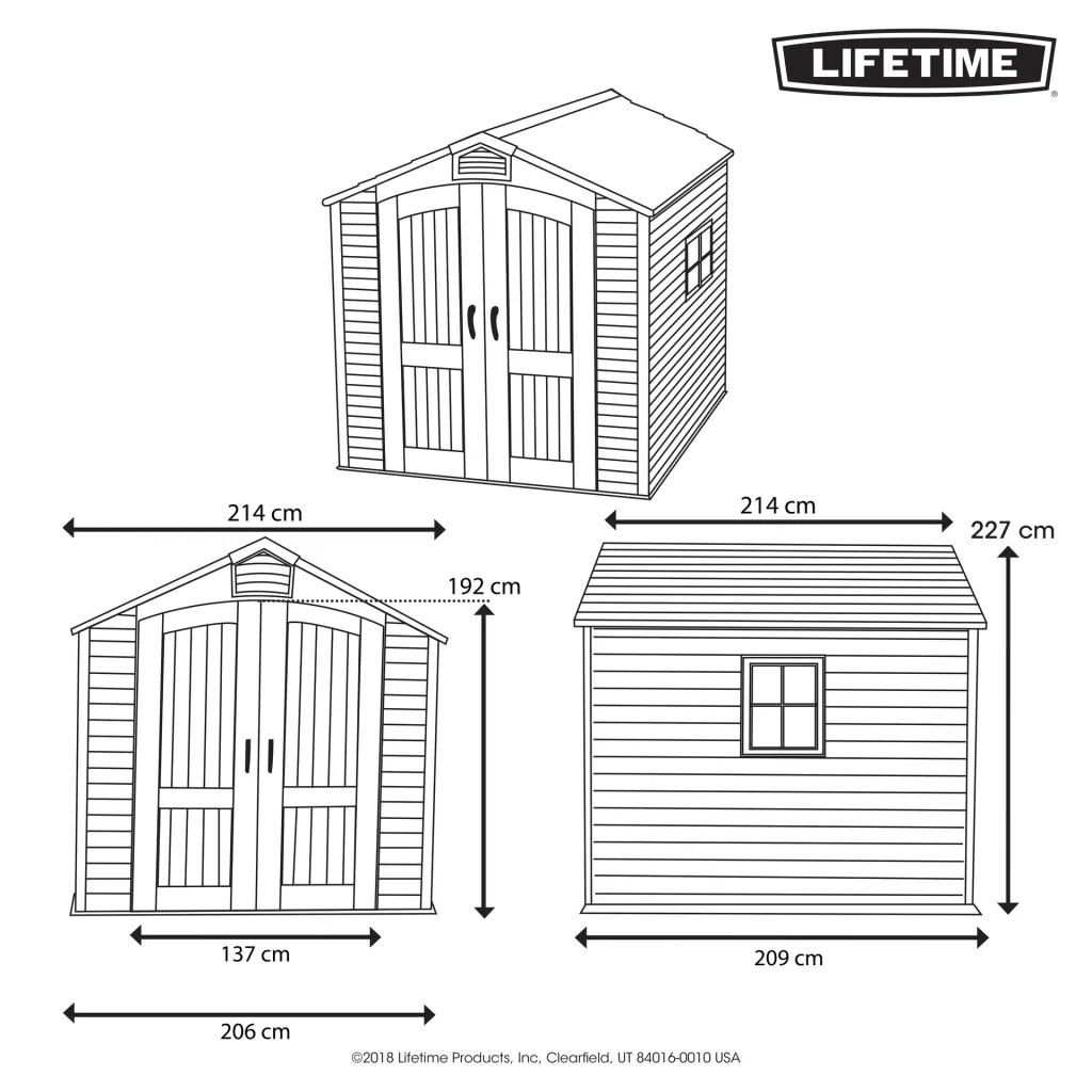 Lifetime Fox Shed 4.53 m²