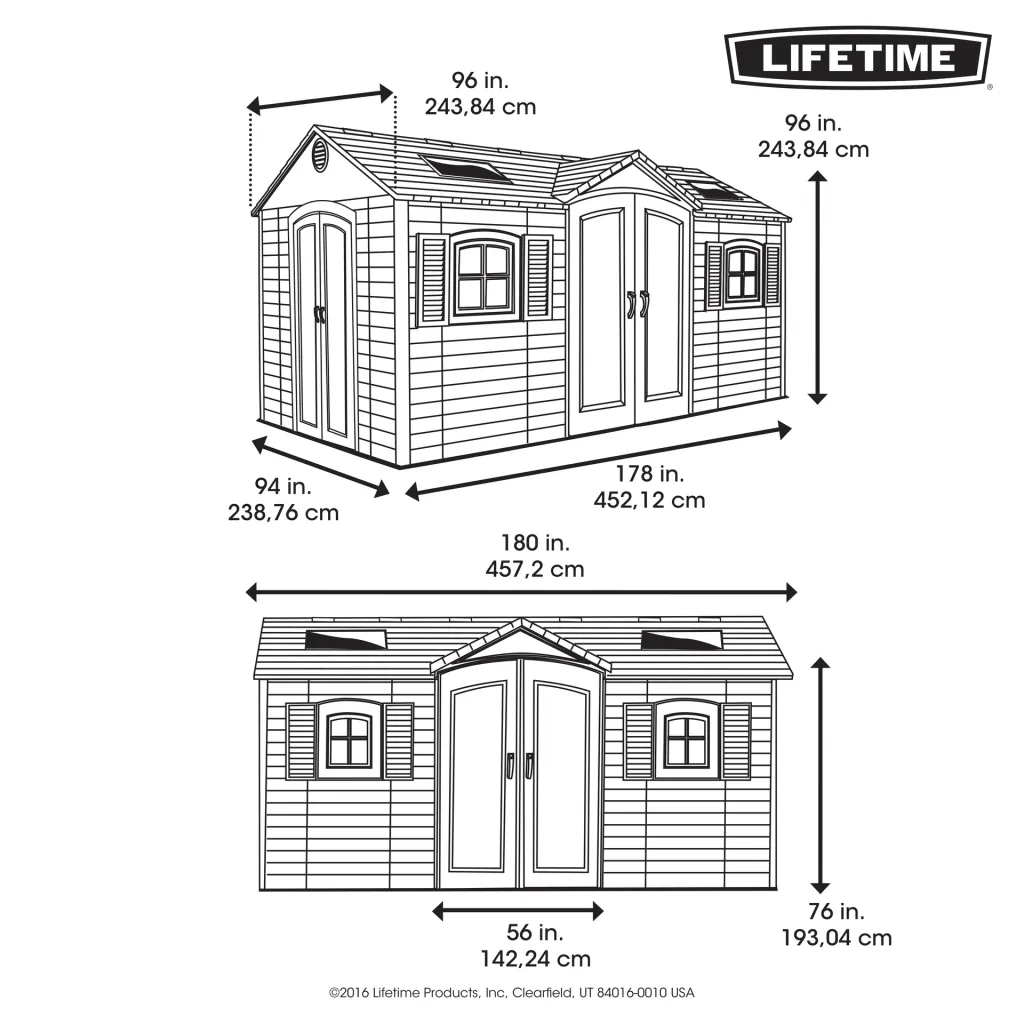 Tool shed residence 11.15 m²