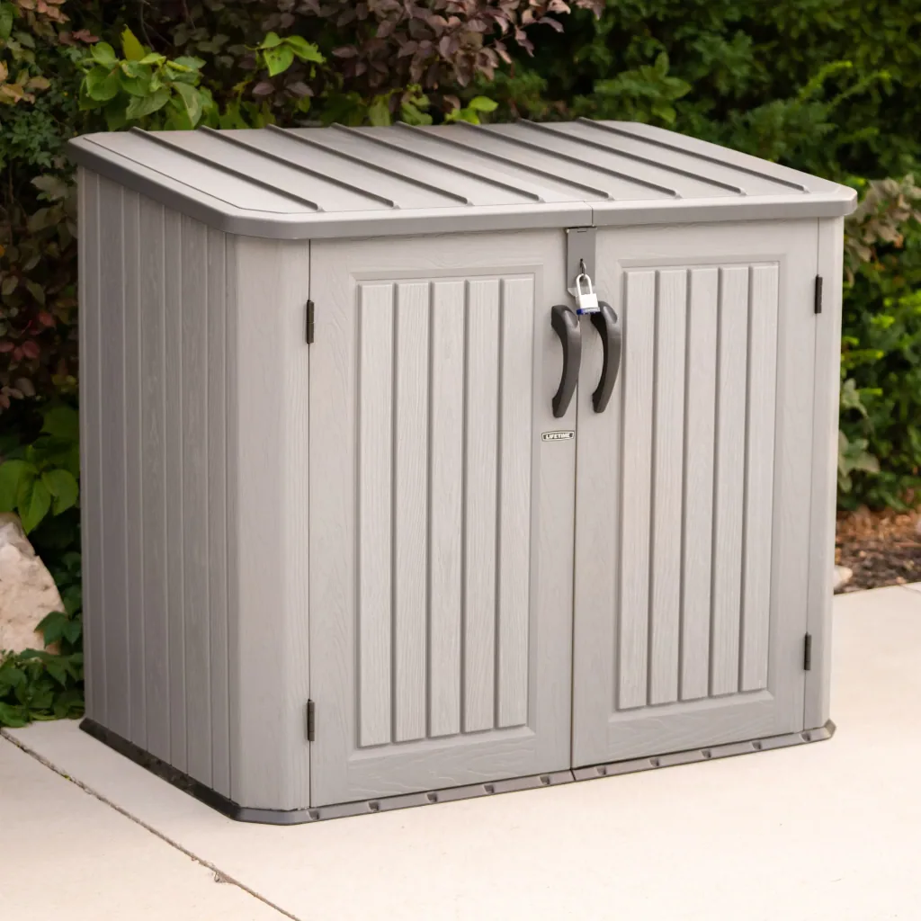 Lifetime Wheelie Bin Storage & Tool Shed Phil