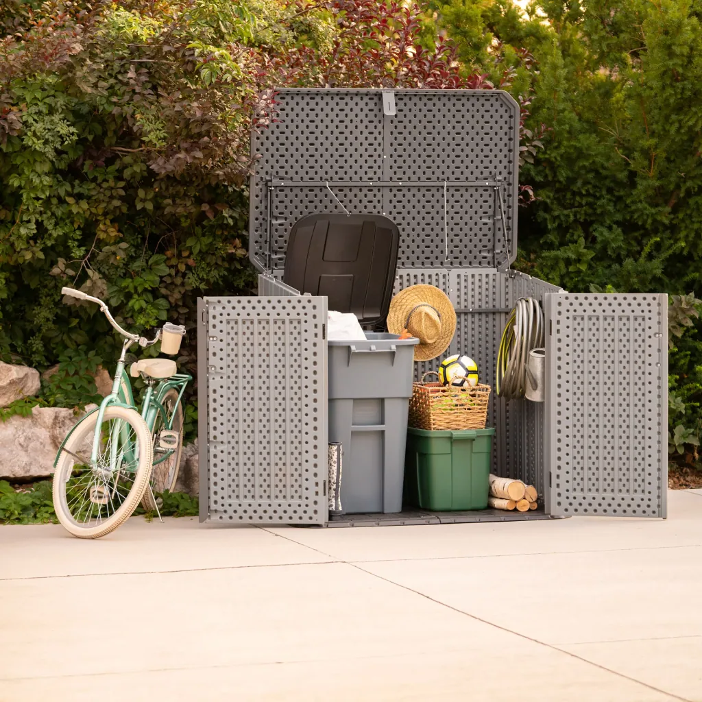 Lifetime Wheelie Bin Storage & Tool Shed Phil
