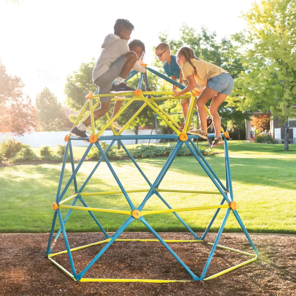 Geodome climbing tower