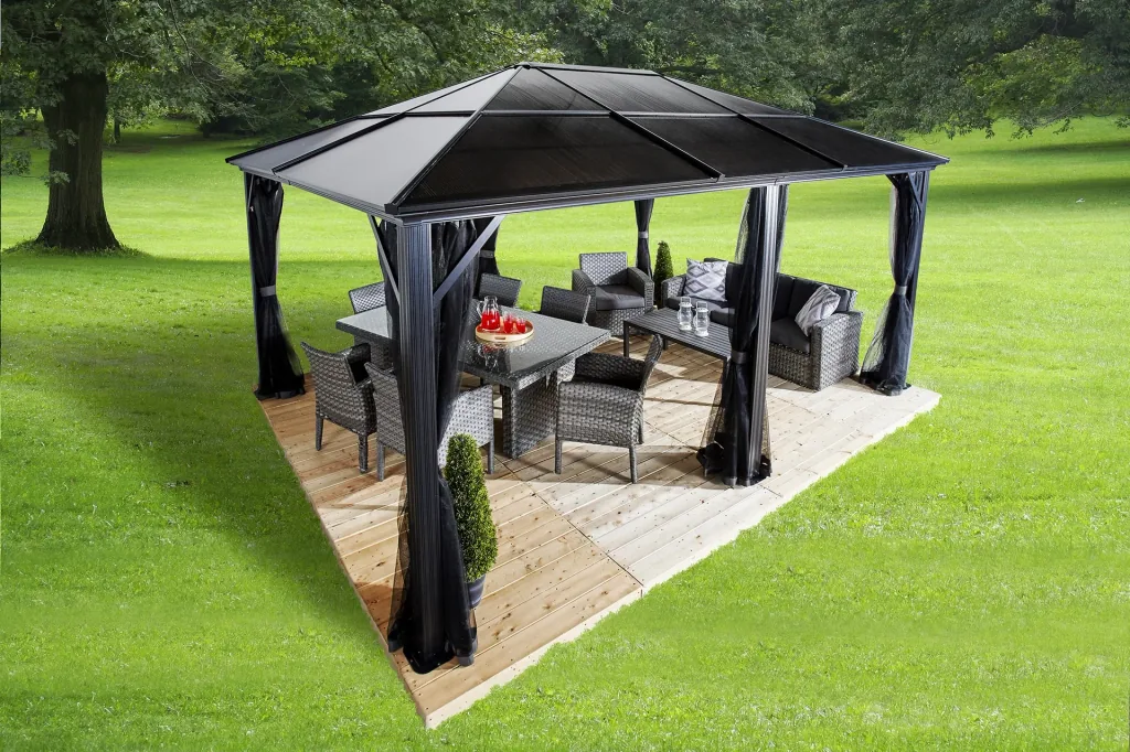 Curtain set matching the Meridien 12x16 gazebo
