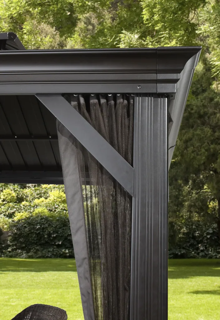 Curtain set matching the Messina 12x20 gazebo