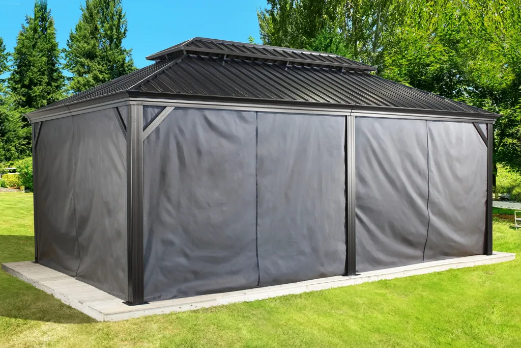 Curtain set matching the Messina 12x20 gazebo