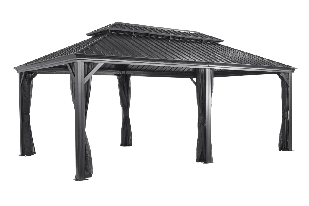 Curtain set matching the Messina 12x20 gazebo