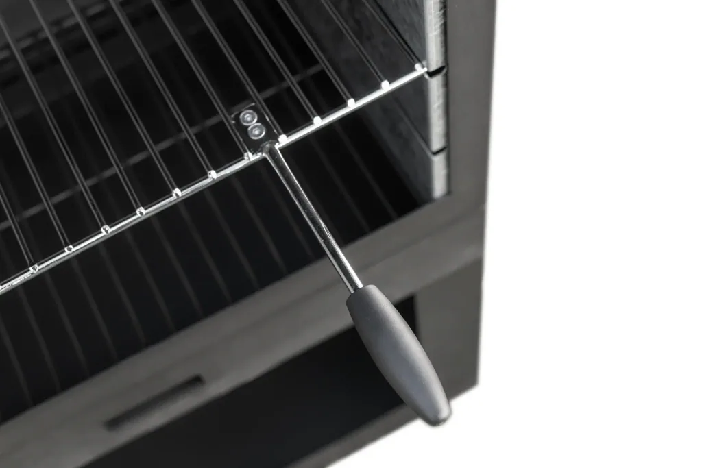 Grill and garden fireplace black