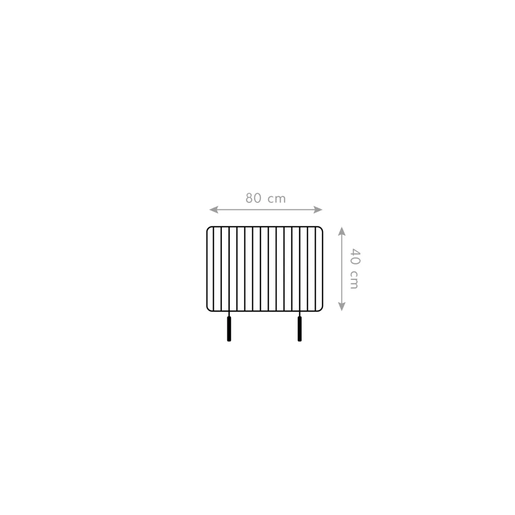 Grill and fireplace black