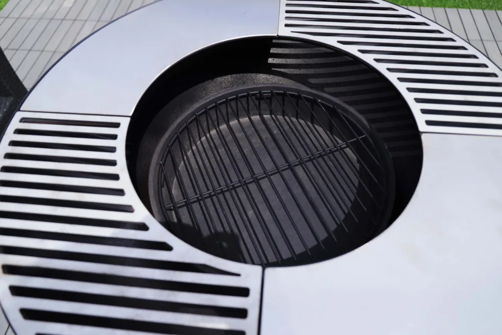 Grill, plancha and fire plate black