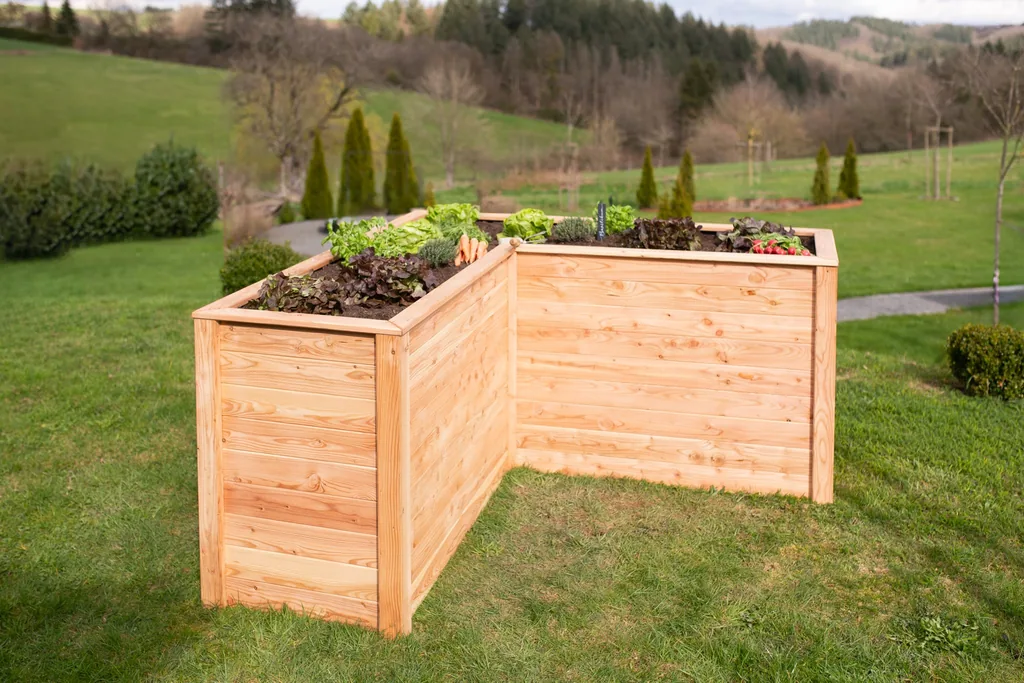 Westmann Raised Bed Classic L Wood natural