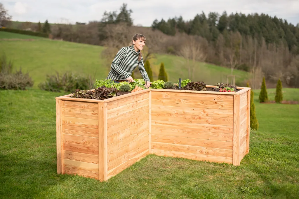 Westmann Raised Bed Classic L Wood natural
